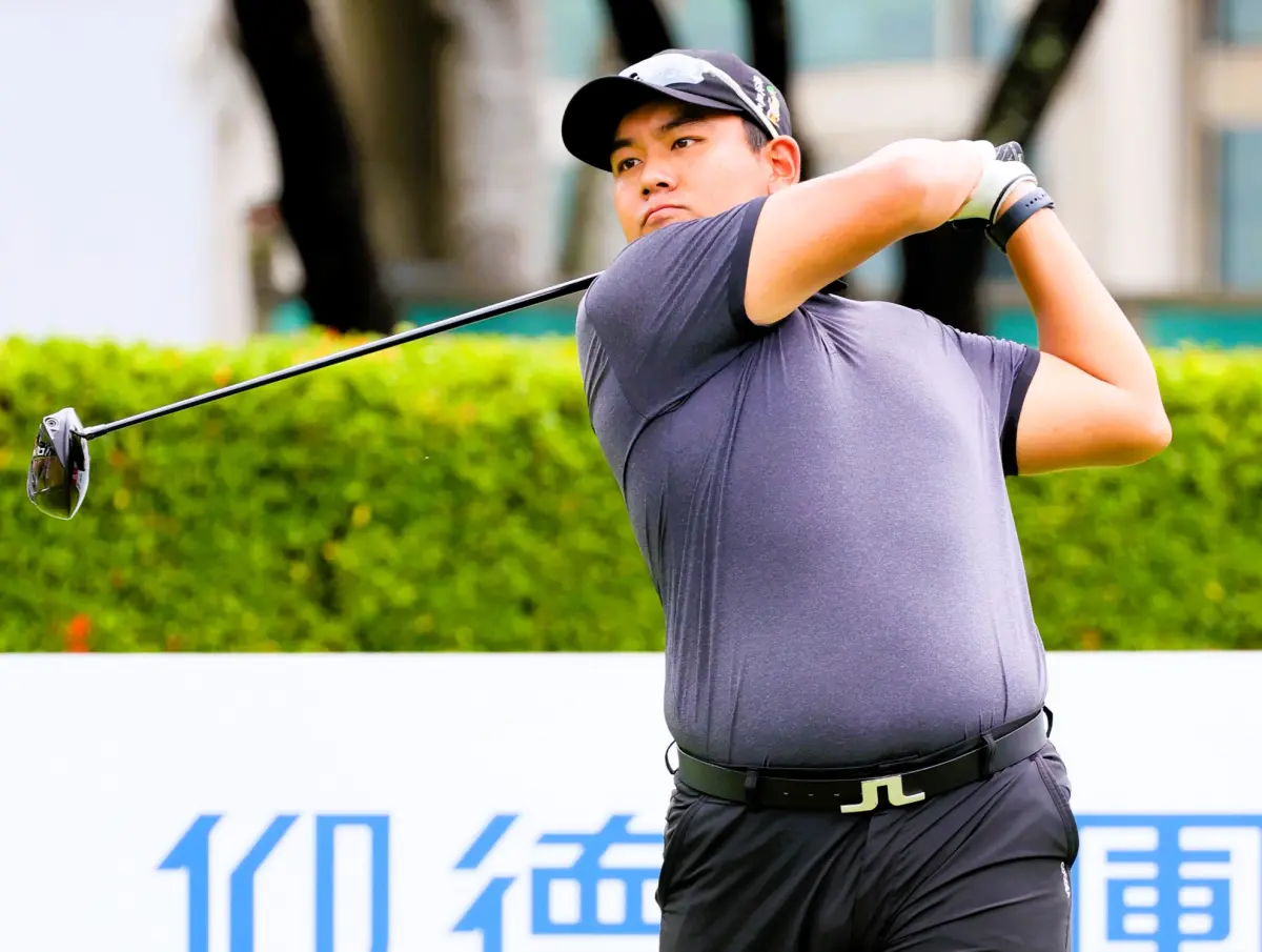 ▲ThreeBond TPGA挑戰巡迴賽，第一回合李謹州以65桿(-7)暫並列第一。(圖/TPGA提供)