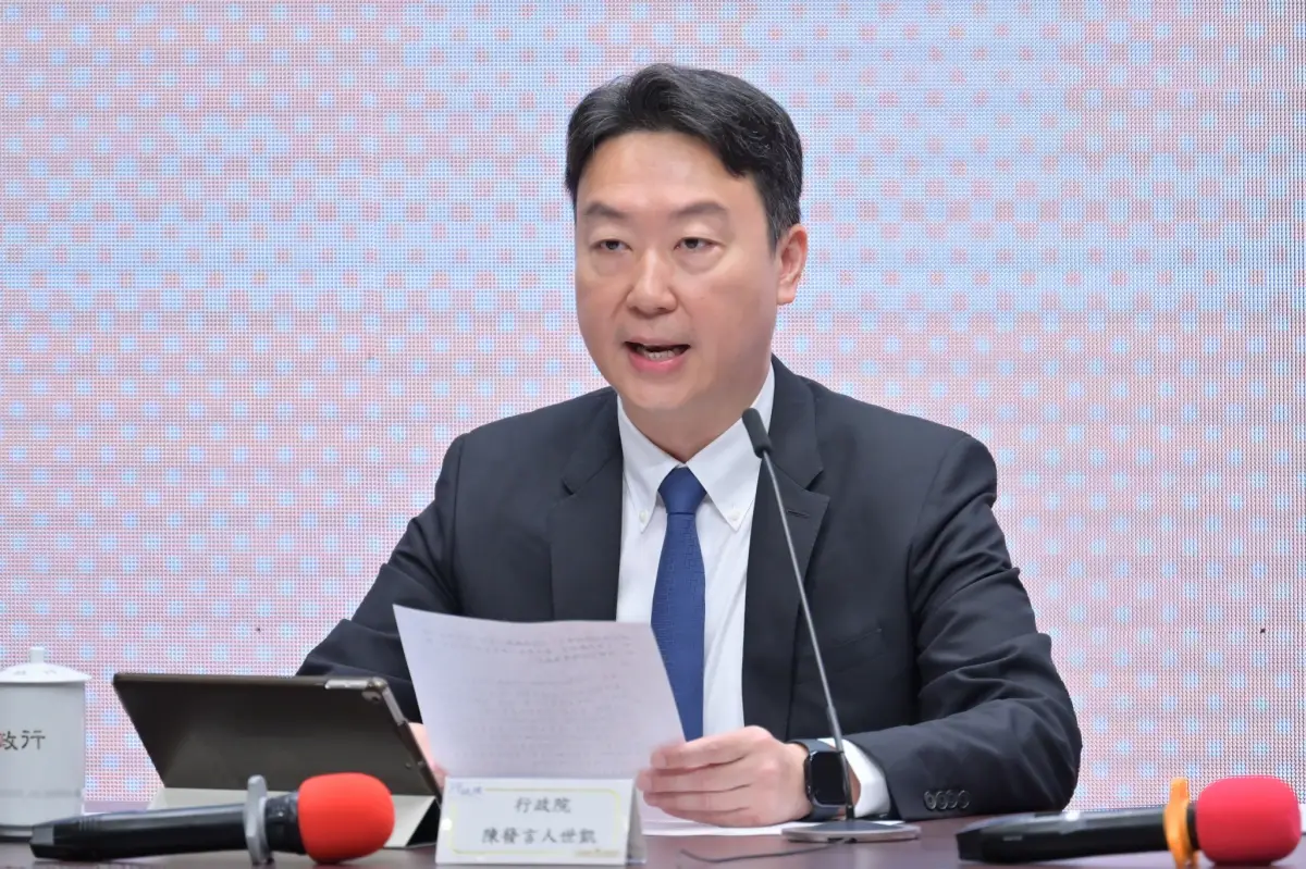 ▲外界關注輝達將落腳台灣何處，行政院發言人陳世凱表示尊重商業自由判斷。（圖／行政院提供）