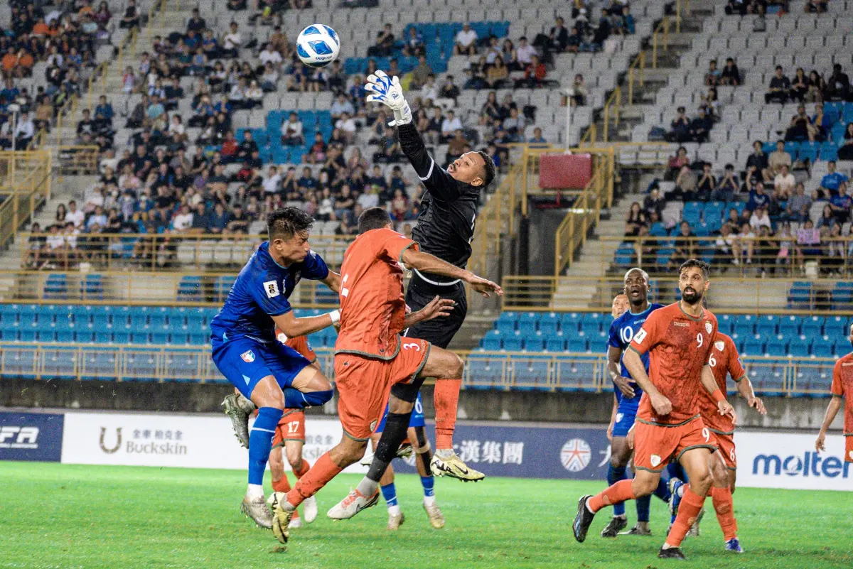 ▲世界盃資格賽第二輪，中華男足在主場0：3不敵阿曼，吞下5連敗，無緣拿下27年來世界盃資格賽首積分。（圖／足協提供）