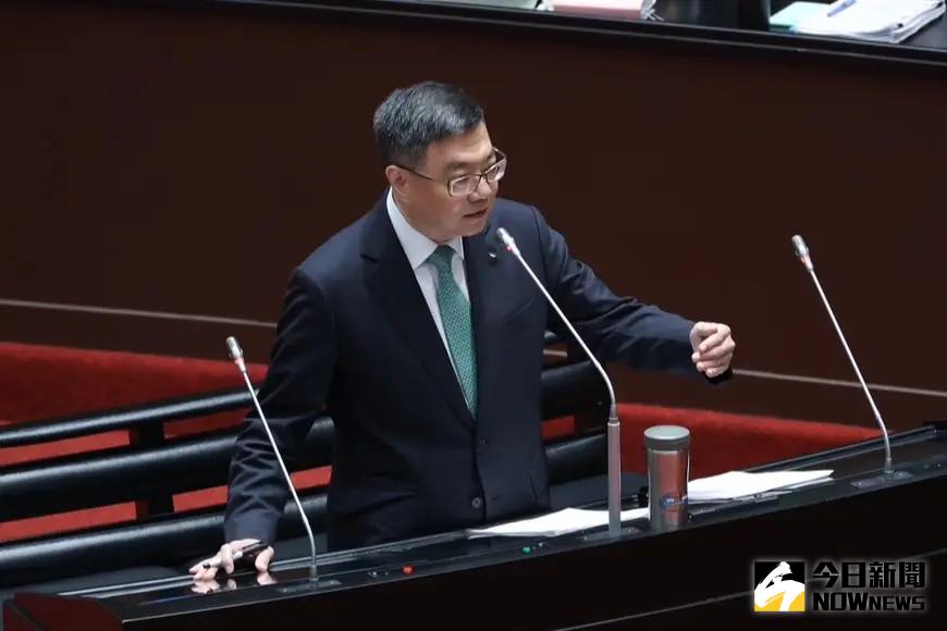 ▲行政院長卓榮泰回應，這種引申不恰當且有嚴重落差，不希望用希特勒來引述任何人。（圖／記者陳明安攝，2024.06.07）