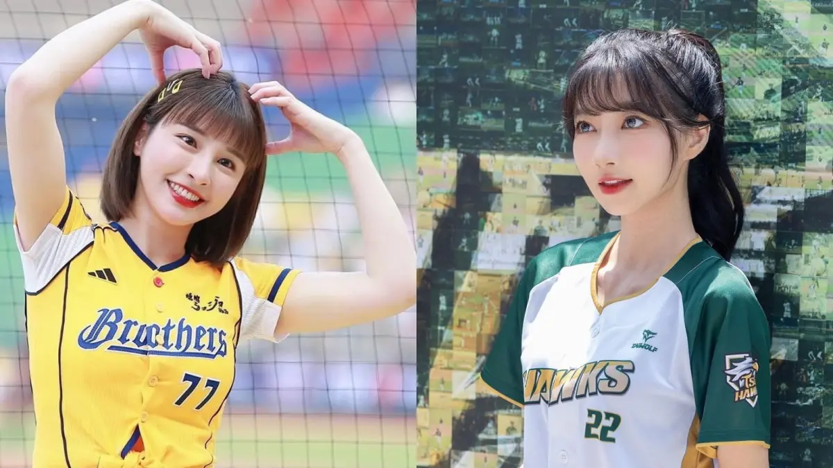 ▲近日，有鄉民在PTT上發文表示，他不能理解台鋼一粒（右）為何紅不過兄弟峮峮（左），有粉絲直接曬一張關鍵比基尼照片，讓不少粉絲們驚嘆道：「峮峮到底怎麼輸？」（圖／翻攝自峮峮、一粒IG）