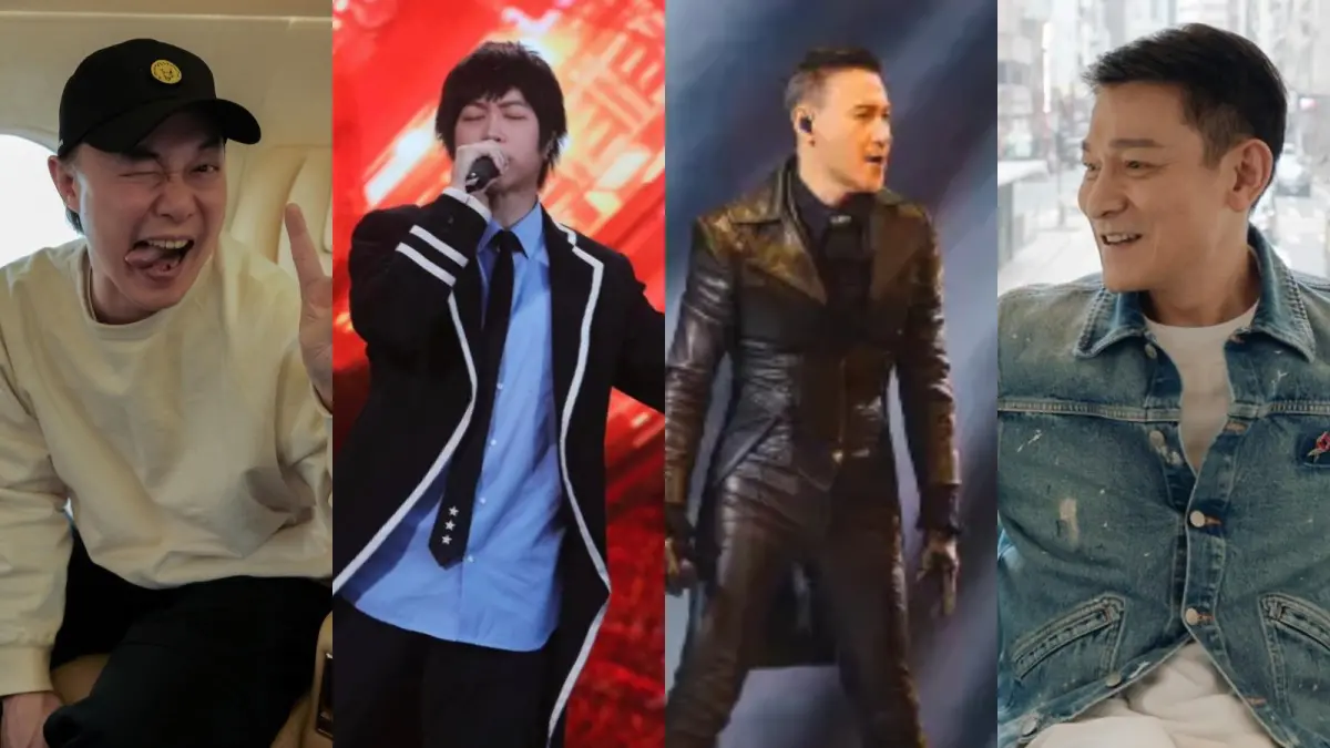 ▲張學友（右2）今（7）日因病取消演唱會，過往「最佛補償」方案曝光，讓粉絲都大呼超佛。不僅張學友，就連陳奕迅（左1）、五月天（左2）、劉德華（右1）等人都曾因演唱會取消，提出佛心補償方案。（圖／翻攝自陳奕迅、五月天、劉德華IG、JDS提供）