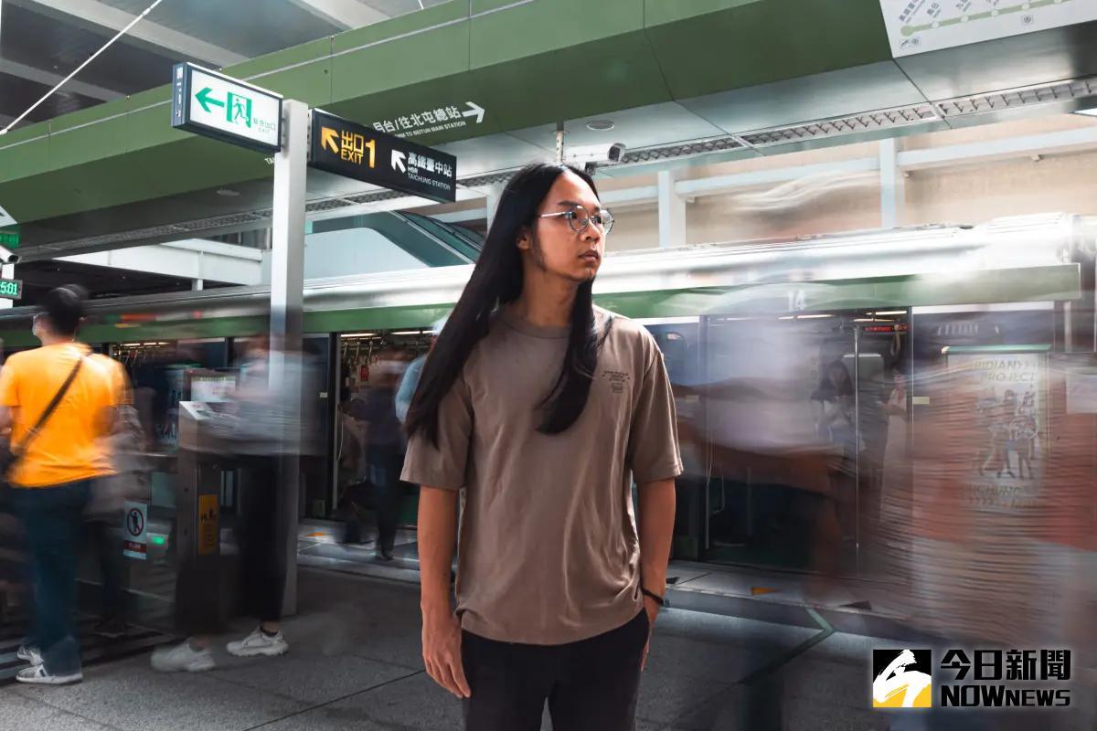 ▲許瑞顯（長髮哥）／28歲／台中人／自由健身教練。（圖／記者葉政勳攝）