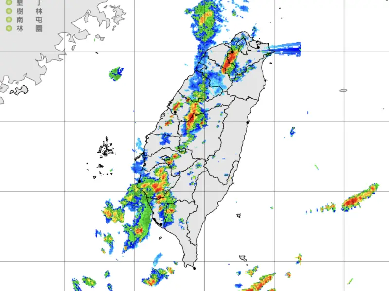 ▲對流發展旺盛，午後中南部、各地山區需留意大雷雨侵襲。（圖／翻攝中央氣象署官網）