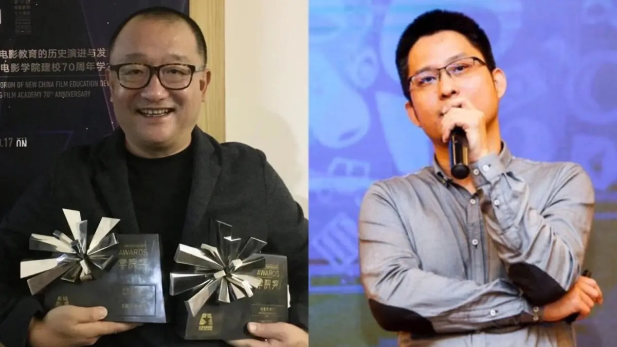 ▲原先被邀請擔任台北電影節評審的王小帥（左），近日被主辦方取消邀請，因為過往王小帥疑似曾對新銳導演胡波（右）言語霸凌，導致其自縊身亡。（圖／翻攝自微博）