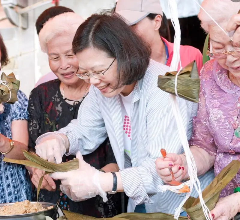 ▲蔡英文表示，她最喜歡端午節。（圖／蔡英文臉書）