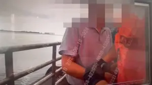 橫越台灣海峽！中國男駕小艇偷渡　淡水河意外碰撞交通船遭逮
