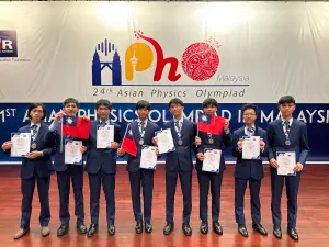 總成績第5!亞洲物理奧林匹亞競賽 台灣奪「3金5銀」
