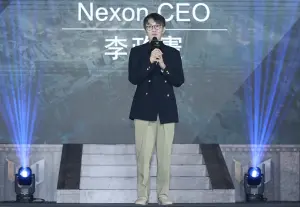 ▲《波拉西亞戰記》將在台港澳上線，NEXON  CEO 李政憲也親自飛到台灣參與上市記者會。（圖／記者葉政勳攝）