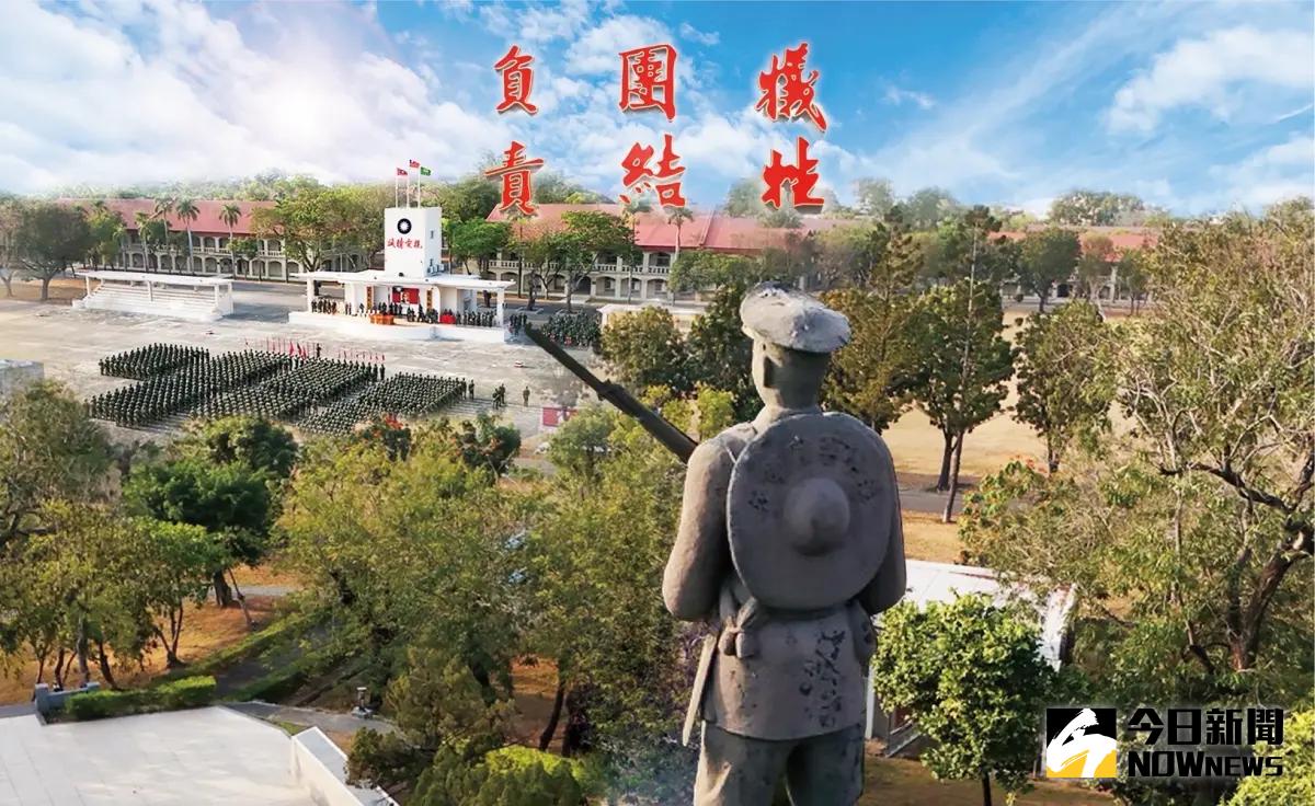 ▲黃埔先烈英雄像自民國56年屹立至今，數十年間英雄像不畏風吹雨淋陪伴著黃埔兒女訓練、成長、茁壯。（圖／翻攝自陸官臉書）