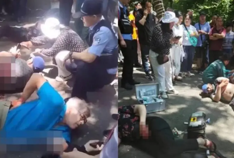 美4教師在中國當街遇襲！傷者親曝「第一反應」　警稱嫌犯失業