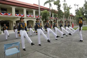 ▲陸軍官校100週年校慶，首次正式編成正步連加入的陸軍官校及國防大學女生連。（圖／陸軍司令部提供）