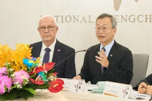 政治大學校長李蔡彥期待未來深化校方以及捷克的合作關係。 ▲政治大學校長李蔡彥表示,期待未來深化校方與捷克合作關係。(圖/政治大學提供)