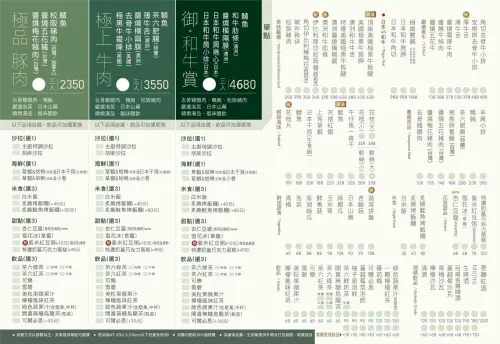 ▲(圖/翻攝自茶六燒肉堂「安平永華店」inline菜單) ▲(圖/翻攝自茶六燒肉堂「安平永華店」inline菜單)