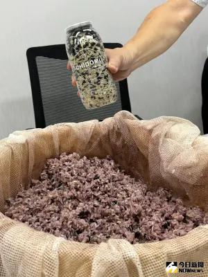 小資族創業不是夢 糰豆米開發秈豆米飯糰開放加盟 ▲糰豆米飯糰是以秈米、秈糙米、黑秈糙米和國產黑豆等米穀,調配出黃金比例的配方米製做,吃後肚子不脹氣,血糖不易振盪。(圖/記者金武鳳攝,2024.6.13)