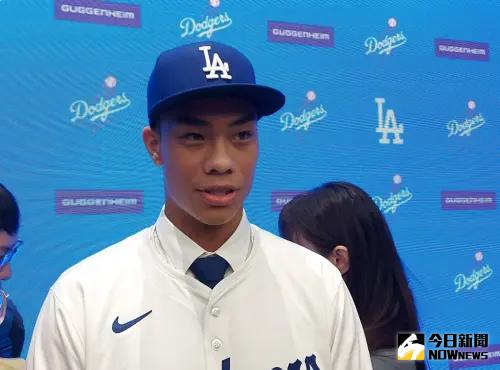 ▲洛杉磯道奇隊體系的柯敬賢是年僅19歲的外野手，預計上大聯盟的時間為2030年。（圖／NOWnews資料照）