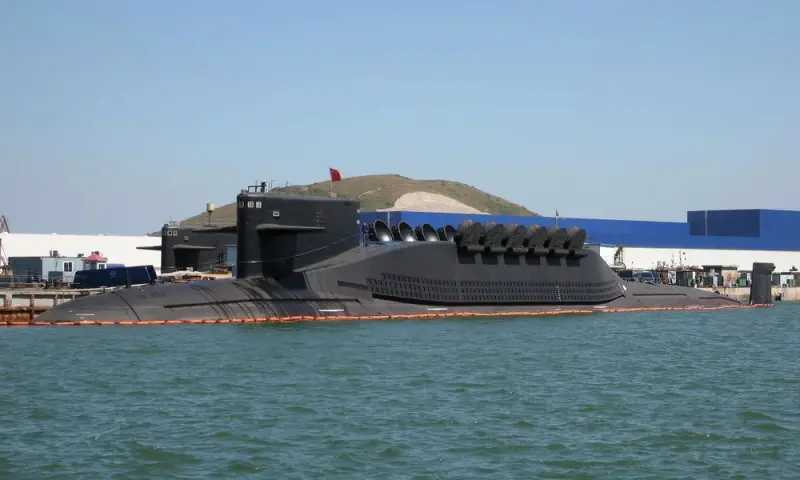 ▲中國潛艦現身澎湖海域，疑似中國094彈道飛彈核潛艦。（圖／翻攝維基百科）