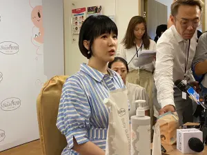 ▲孫可芳產後首復出,瘦了15公斤。(圖/記者林奕如攝影) ▲孫可芳產後首復出,瘦了15公斤。(圖/記者林奕如攝影)