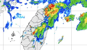 不斷更新／北北基「大雷雨警戒」！南投水里「時雨量60毫米」
