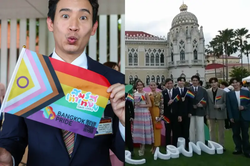 ▲泰國正式成為亞洲第三個通過同婚法案的國家，獲得執政黨和民眾的熱烈支持。（圖／翻攝自X）