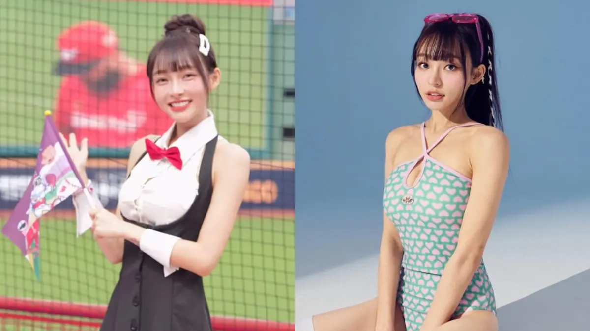 ▲林襄上節目穿蓬蓬短裙「性感M字大開腿」餵食西裝男！他實際反應全被錄下，火辣畫面曝光，掀起熱議。（圖／林襄IG）