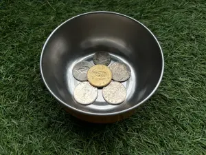 ▲小孟老師分享,在中午11時至下午1時間,拿碗裝95元硬幣曬太陽,隨身帶9天後再存入銀行,就能讓財運大旺。(示意圖/記者徐銘穗攝) ▲小孟老師分享,在中午11時至下午1時間,拿碗裝95元硬幣曬太陽,隨身帶9天後再存入銀行,就能讓財運大旺。(示意圖/記者徐銘穗攝)