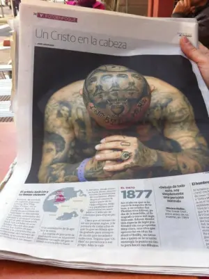 ▲林立杰在2012《倫敦紋身展》一戰成名，作品登上歐洲媒體。（圖／林立杰提供）