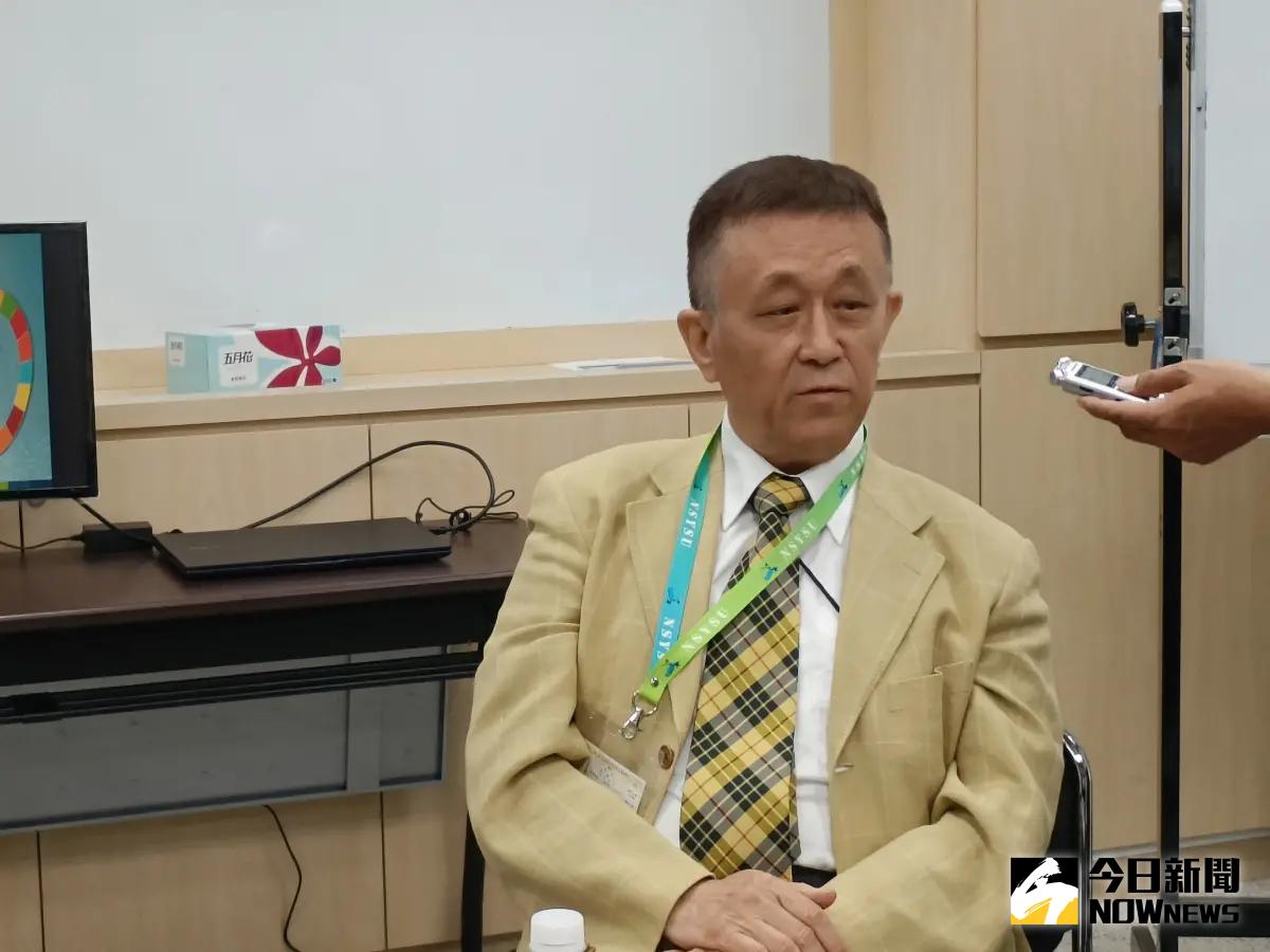 ▲東吳大學副校長董保城今（20）日直言，若不調整費用，拿學雜費補貼，對非住宿生不公平。（圖／記者許若茵攝，2024.06.20）
