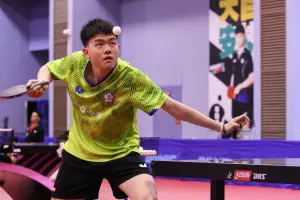 ▲台灣19歲桌球新星高承睿首度參加奧運，最想對決中國名將馬龍。（圖／記者朱永強攝）