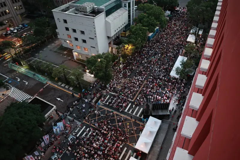 ▲主辦單位宣布，現場人數突破五千人。（圖／記者葉政勳攝，2024.06.21）