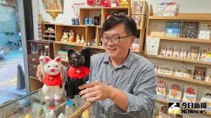 ▲ 蔡孟彥36歲從廣告公司離職，從台北到台南創業，開了日式雜貨選物店。（圖／記者鄭宏斌攝）
