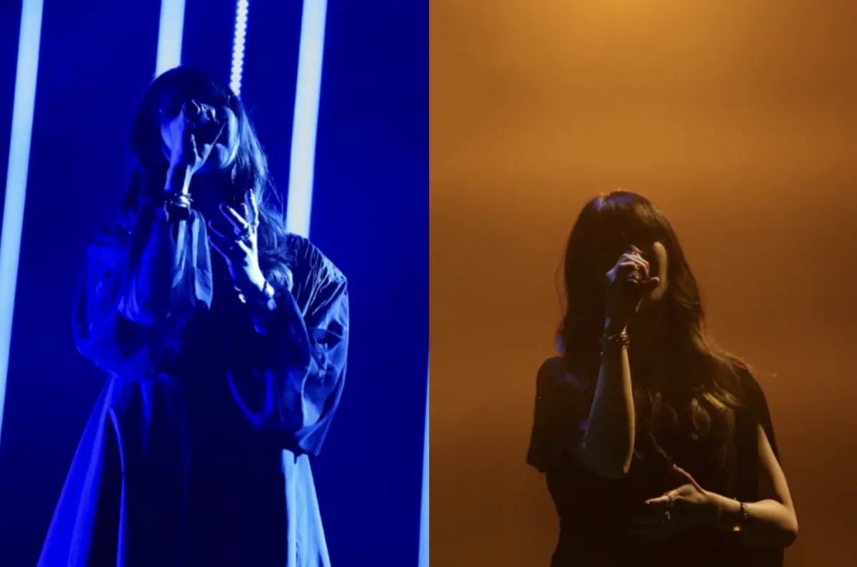 ▲日本人氣女歌手Aimer睽違5年開唱，唱到〈殘響散歌〉時全場歡呼。（圖／雅慕斯娛樂 提供）