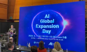 ▲韓國連續7年舉辦人工智慧應用展「AI EXPO KOREA」。（圖／記者楊智傑攝）