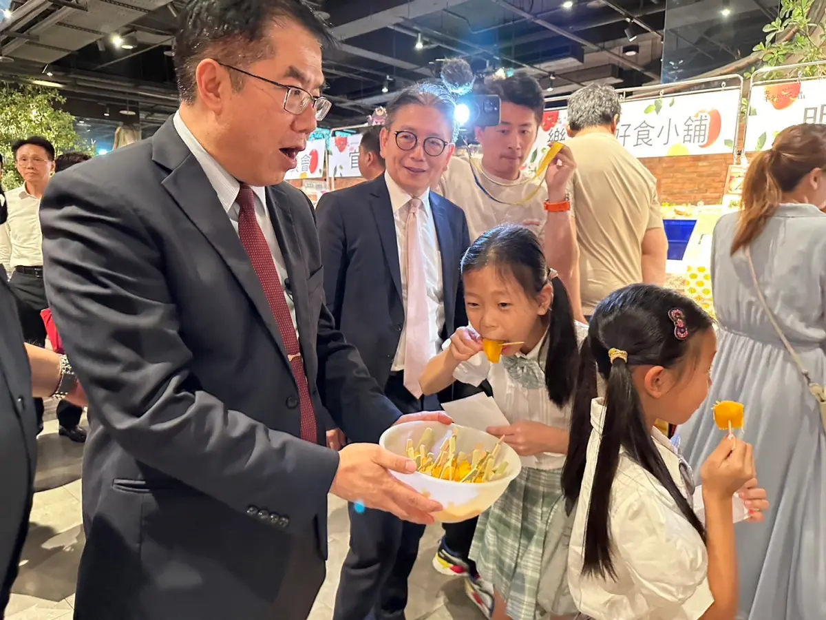 ▲臺南市政府與遠百竹北攜手在遠百竹北7F古厝區舉辦「幸福芒滿！」臺南芒果一日快閃市集活動。（圖／品牌提供）