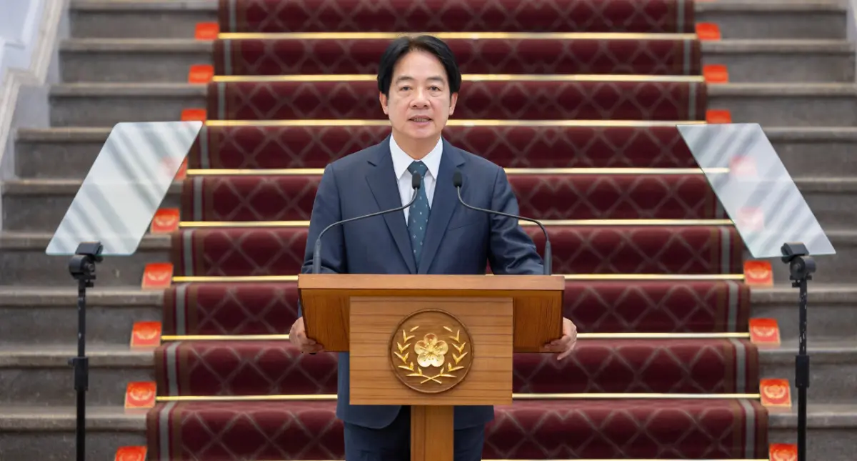 ▲王尚智分析賴清德對台灣內部的盤算，「完全是一種徹底無知的全面引戰！」（圖／總統府提供）