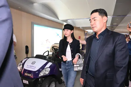 ▲金智媛來台。(圖/桃園機場聯誼會提供) ▲金智媛來台。(圖/桃園機場聯誼會提供)
