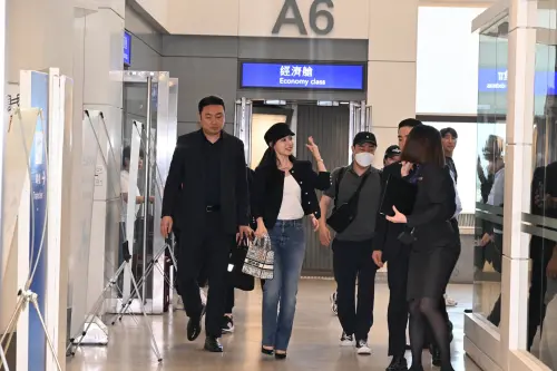 ▲金智媛來台。(圖/桃園機場聯誼會提供) ▲金智媛來台。(圖/桃園機場聯誼會提供)