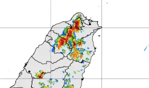 ▲大台北地區午後對流發展旺盛，易有大雷雨的出現。（圖／翻攝中央氣象署官網）