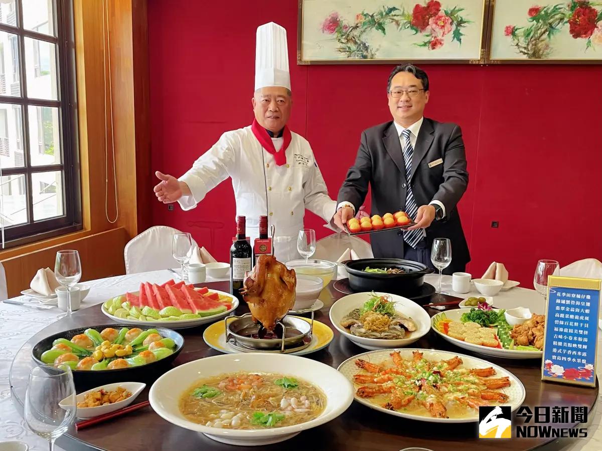 ▲「花季度假飯店-食堂」以田寮在地特色食材-跑山雞、龍眼和蜂蜜為主軸，推出「食在好味道」新菜單。（圖／記者陳美嘉攝，2024.06.24）