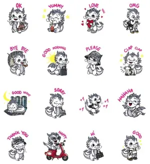 ▲LINE免費貼圖「DIOR 期間限定貼圖」。(圖/取自LINE) ▲LINE免費貼圖「DIOR 期間限定貼圖」。(圖/取自LINE)