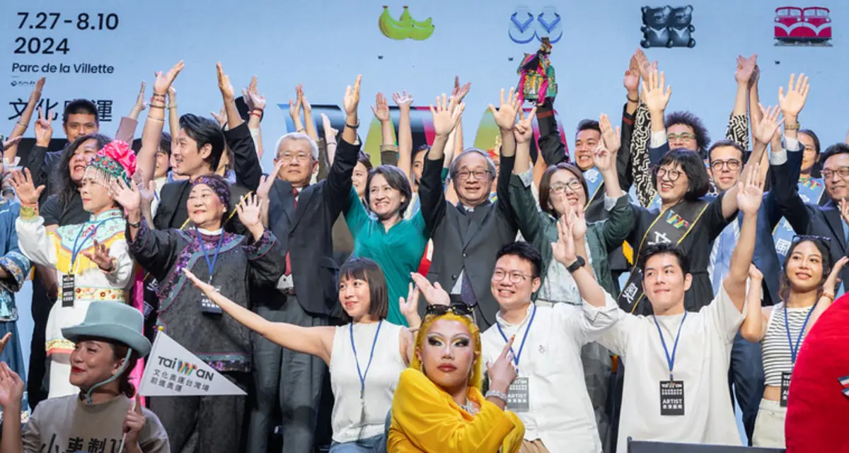 ▲蕭美琴今出席「文化奧運台灣場，前進奧運」記者會。（圖／總統府提供）