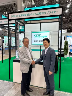 仲恩出席日本INTERPHEX Week Tokyo博覽會,與日本澁谷工業洽談深化實質合作內容 ▲仲恩出席日本INTERPHEX Week Tokyo博覽會,與日本澁谷工業洽談深化實質合作內容。(圖/仲恩生醫)