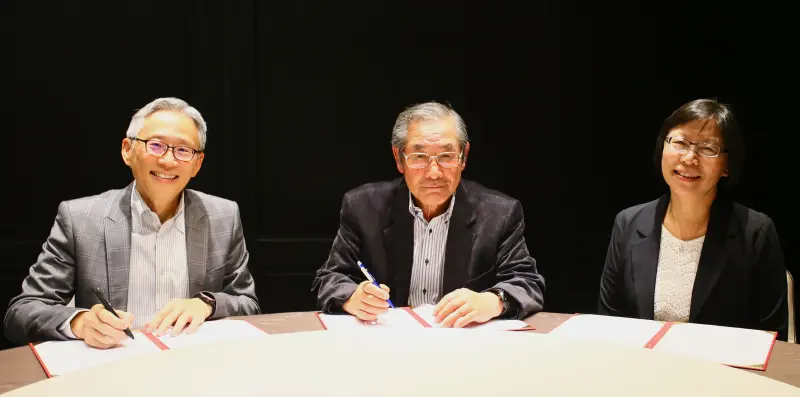▲仲恩與日本澁谷工業於2023年11月簽訂首份戰略合作備忘錄。（圖／仲恩生醫）