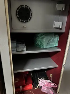 蔡長昆,麥寮,鄉長 ▲檢方(25)日發動搜索,在蔡長昆家中保險箱查扣270萬不法所得。(圖/翻攝畫面)