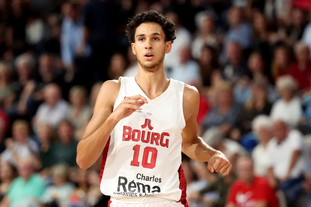 ▲法國新星Zaccharie Risacher被視為是本屆選秀會的狀元大熱門。（圖／美聯社／達志影像）