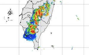 大雷雨警戒／雨像用倒的！屏東雨量累積88毫米　南投也要防暴雨
