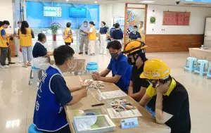 ▲台電公司大林發電廠舉辦造血幹細胞捐贈驗血建檔活動。(圖/台電大林發電廠提供) ▲台電公司大林發電廠舉辦造血幹細胞捐贈驗血建檔活動。(圖/台電大林發電廠提供)