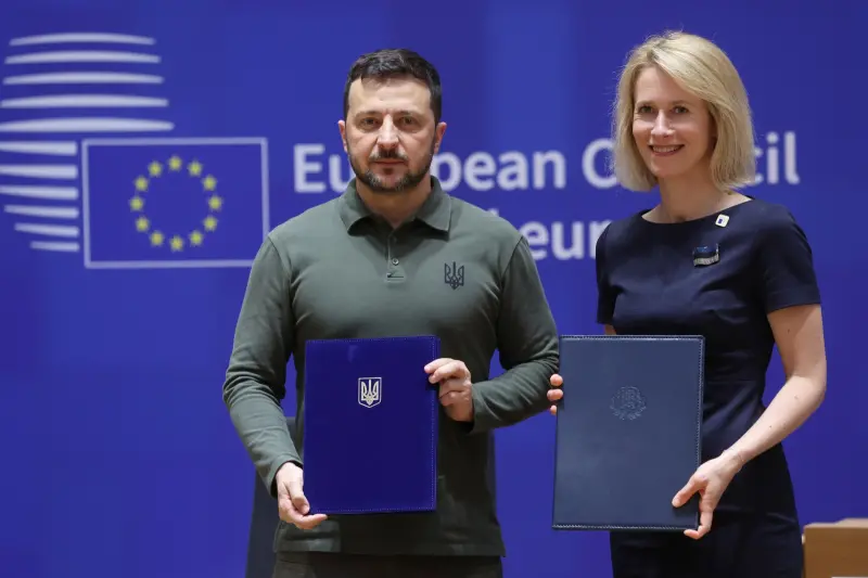 歐盟與烏克蘭簽署「聯合安全承諾」　確保長期支援