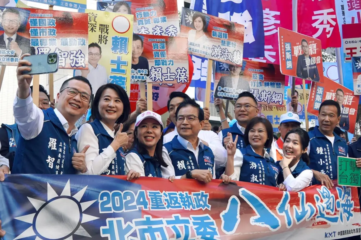 ▲徐巧芯、羅智強等五藍委發起士北開講，劍指罷免吳思瑤。（圖／取自羅智強臉書）