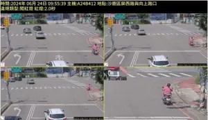 ▲台中市沙鹿區新增2路口科技執法,7月1日啟用。(圖/警方提供) ▲台中市沙鹿區新增2路口科技執法,7月1日啟用。(圖/警方提供)